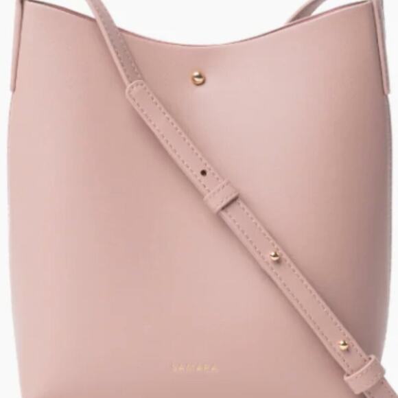 NEW Samara Vegan Leather Peony Pink Medium Shoulder Crossbody Bag (SMXX025) - Picture 7 of 8